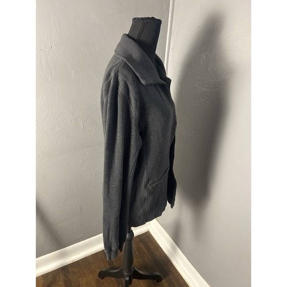 Giorgio Armani Gray Zip Sweater With Collar, Size 38 USA - Picture 13 of 16